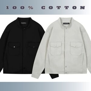 Men's Long-Sleeve Jacket With Chest Pockets
